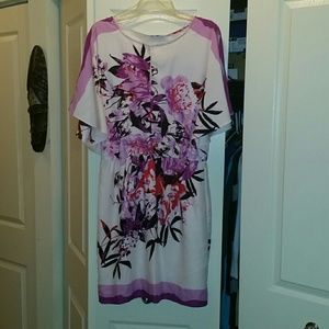 NY & Company  Floral Silk Dress