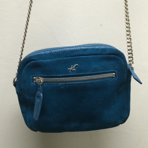 SOLD Kenneth Cole Suede Crossbody Purse