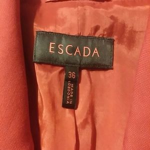 Escada red blazer almost New!