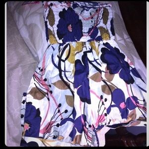 Cute Floral Smocked Romper (Shorts)