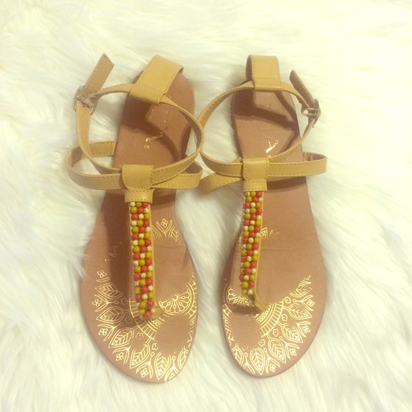 beaded sandals