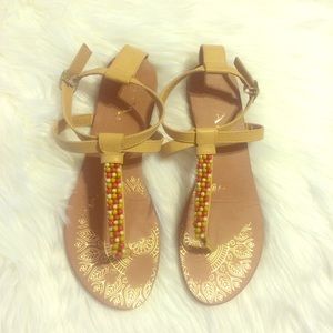beaded sandals