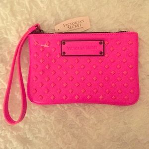 VS Hot Pink Wristlet