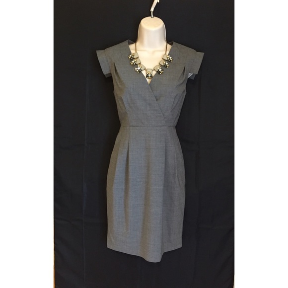 Banana Republic Grey Suiting Dress
