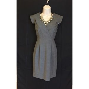 Banana Republic Grey Suiting Dress