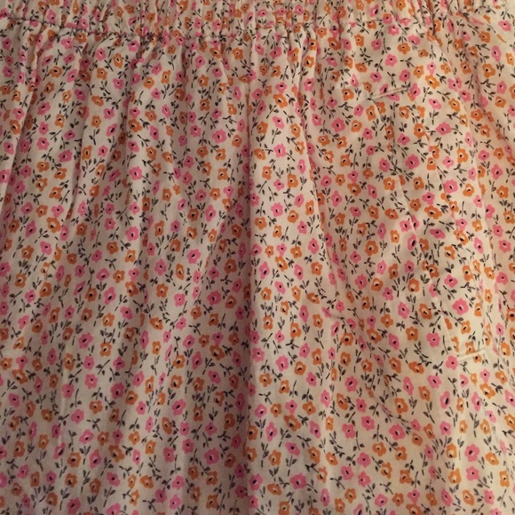 High Waisted Floral Mini