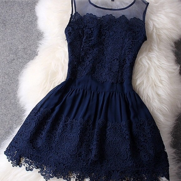 Blue cocktail dress🎯SOLD