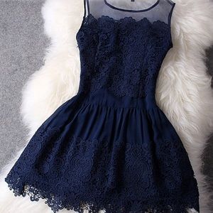 Blue cocktail dress🎯SOLD