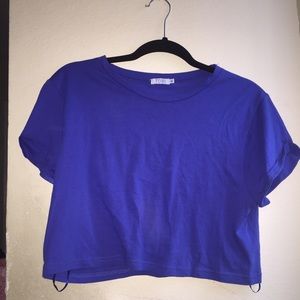 Cobalt Crop Top Tobi