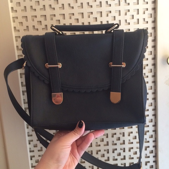ASOS Handbags - ASOS Crossbody Bag with Scallop Trim