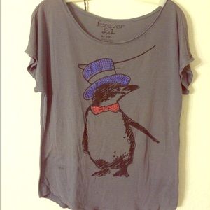 Forever 21 Penguin top.