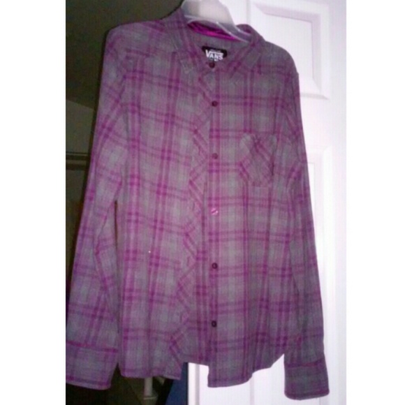 Purple VANS flannel