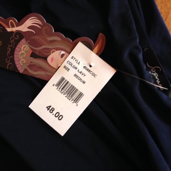 NWT Soprano Navy One-shoulder Ruched bodycon - Picture 3 of 4