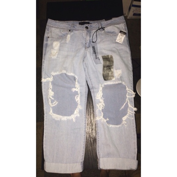 Rue21 Destroyed Boyfriend Jeans