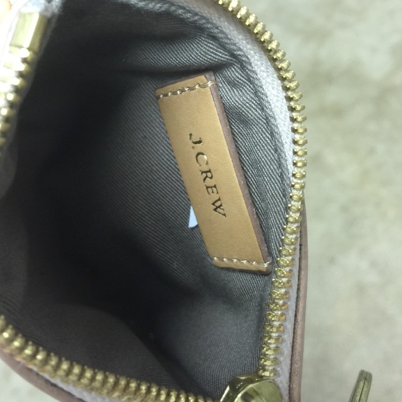 J. Crew Bags J Crew Leather Zip Pouch Wallet Poshmark
