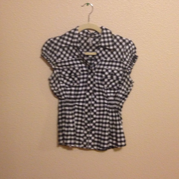 Max Plaid Top