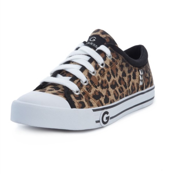guess leopard sneakers