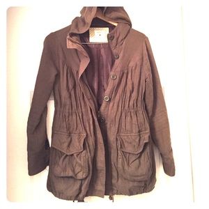 Hooded Olive Jacket