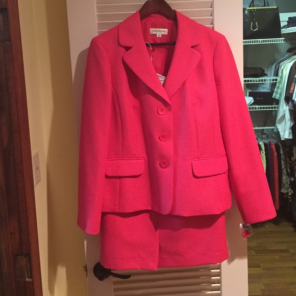 Pink Evan-Picone suit