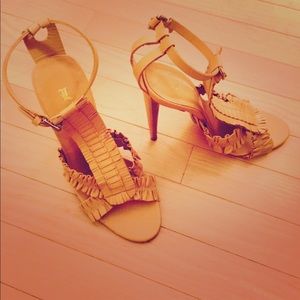 L.A.M.B open toe shoes