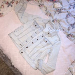 💥SALE 💥 F21 light denim jacket L