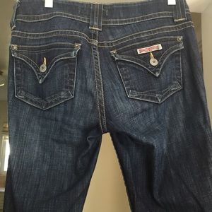Hudson book cut dark blue jeans
