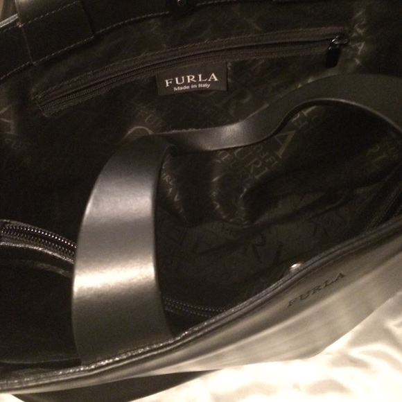 Authentic Black Furla Bag - Picture 3 of 4