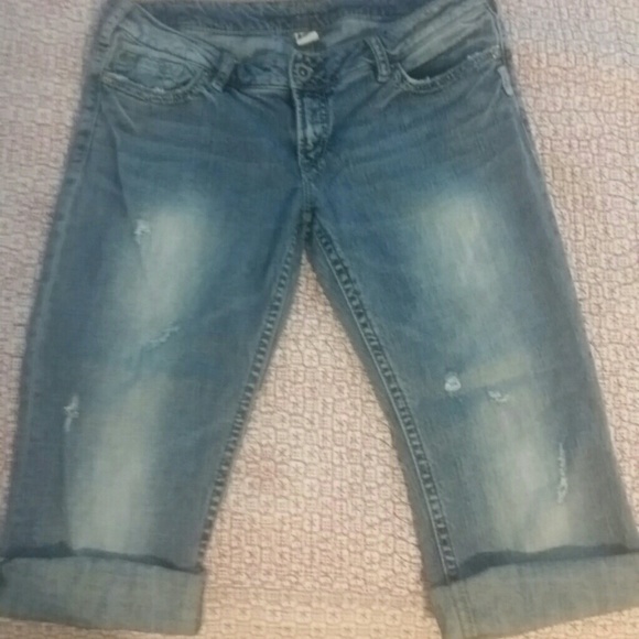 Silver brand capri pants.