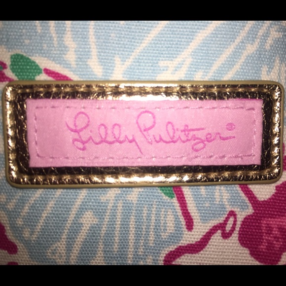 SOLD Lilly Pulitzer Tote Bag - Pi Beta Phi Print - Picture 3 of 4