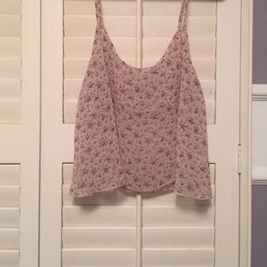 Floral crop top size small. Retails for $15