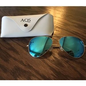 Aquaswiss -James Aviator TEAL Sunnies