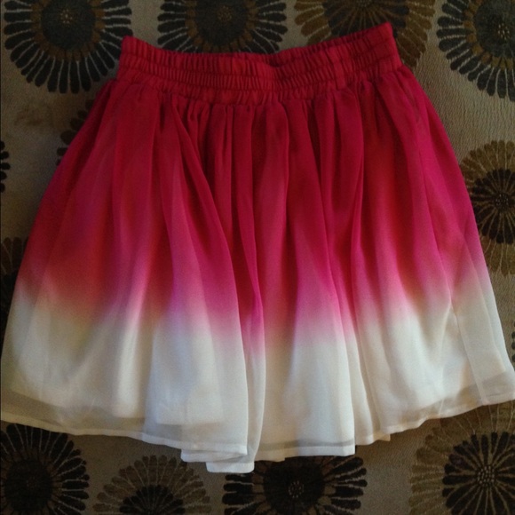 LF Pink ombré skirt