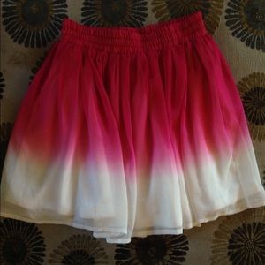 LF Pink ombré skirt