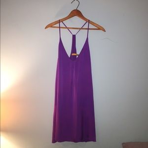 Alice + Olivia Purple Silk cocktail dress