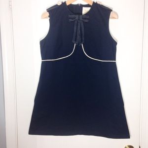 Dear Creatures Navy Blue Nine to Five Dress
