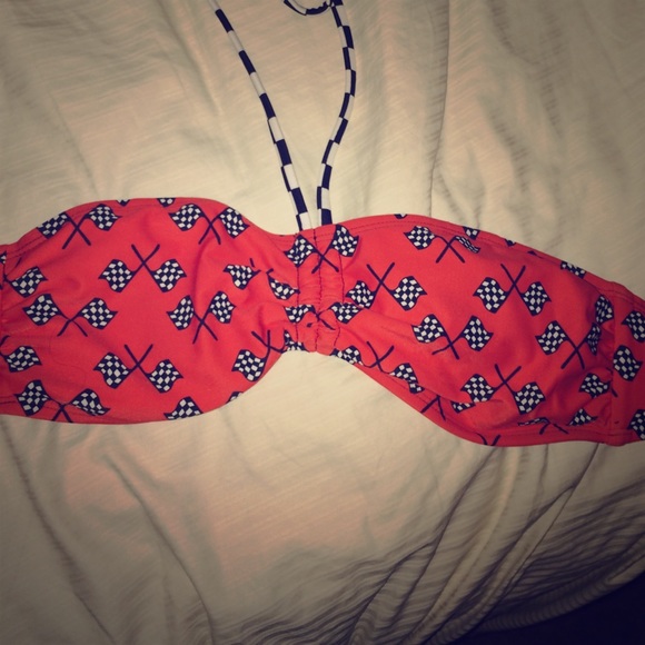 Checkered Flag Bikini Top