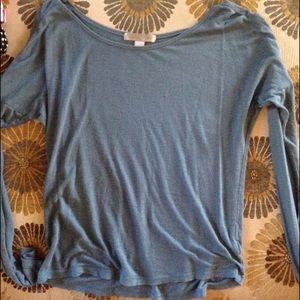 F21 Blue long sleeve