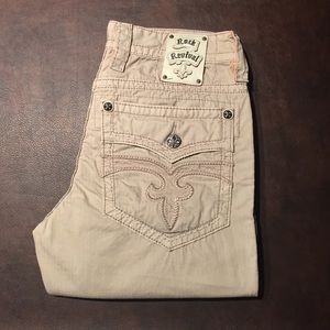 Rock revival twill jeans