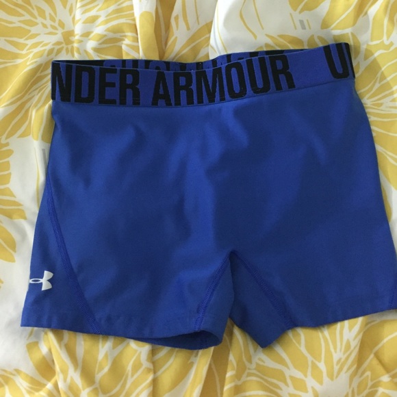 under armour blue spandex