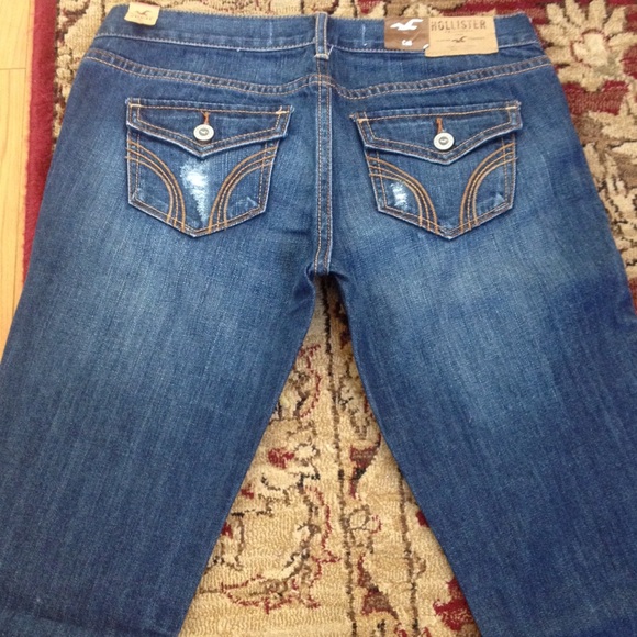 Hollister Denim - NWT Hollister Destroyed Cali Flare Fit Jeans