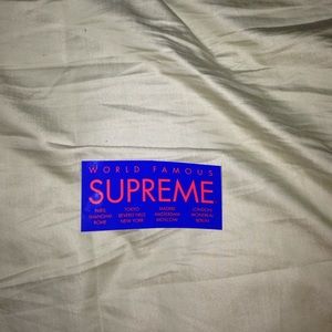 Supreme Blue International  sticker