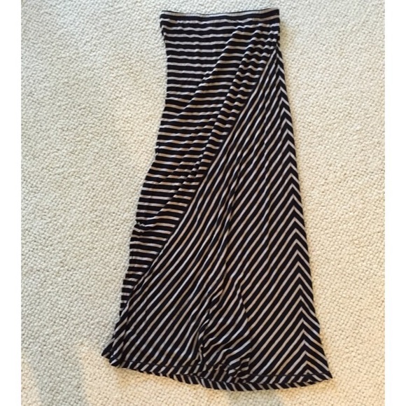 Max studio striped maxi skirt xs