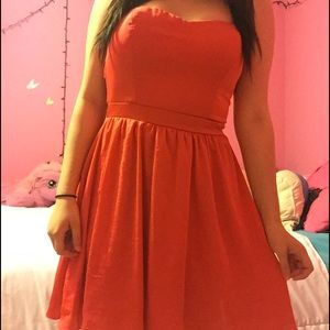 Formal Dress in Scarlet Red
