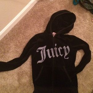 Juicy couture velour track jacket!