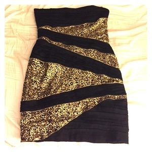 Robert Rodriguez black sequin dress