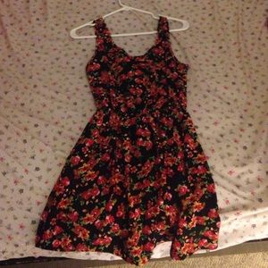 A floral print dress