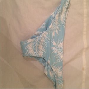 Cheeky blue bikini bottoms