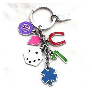 COACH Lucky Mix Key Chain 🍀
