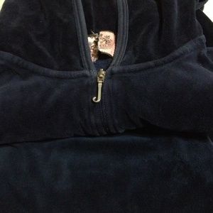 Juicy Couture dark blue velour Set