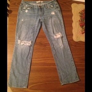 Abercrombie Boyfriend low rise jeans sz 4